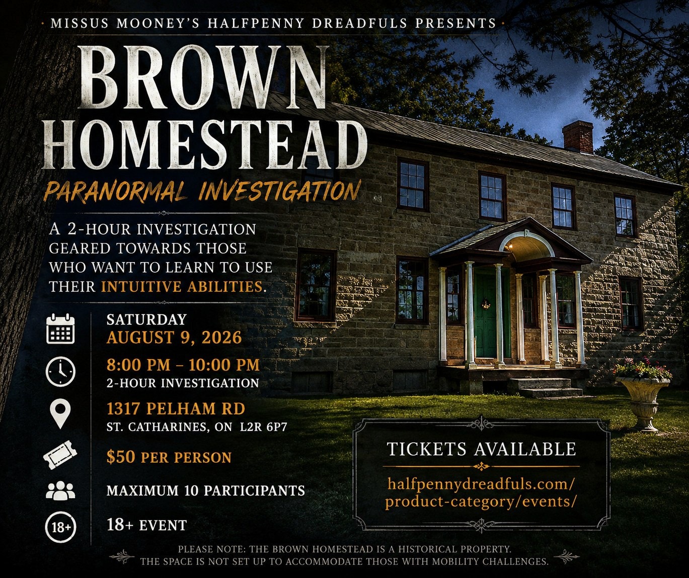Intuitive Paranormal Investigation - The Brown Homestead
