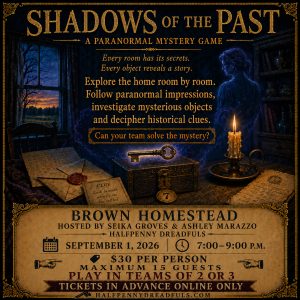 Shadows Of The Past - A Paranormal Mystery Game